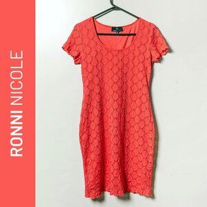 Ronni Nicole Dress Size 8 Short Sleeve